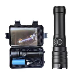 Rechargeable Flashlight (Option: Black)