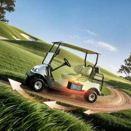 36V 105Ah Golf Cart Lithium Battery With 20A Charger And Touch Monitor (Option: Multicolor)