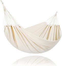 Portable Tree Hammock, Double Hammocks 2 Person with Outer Bag (size: Beige   X-Large)